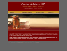 Tablet Screenshot of genteradvisors.com
